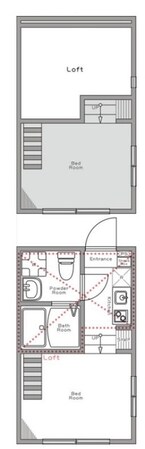 ハーモニーテラス富士見台の物件間取画像